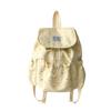 Schoolbag: Fresh and Cute Star-shaped School Bag, Korean Style INS Style Drawstring Drawstring Double Shoulder Bag, Girly Commuter Backpack