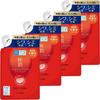 Set of 4 Hada Labo Gokujyun Firming Lotion Medicated 170ml [Bulk Purchase] (Red), Refill, Fragrance-Free,