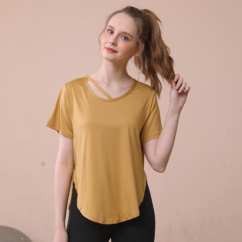 Women s Loose Fit Quick-Dry Yoga & Running T-Shirt S-XXXL