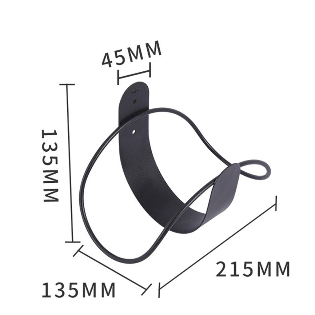 Garden Hose Holder Metal Wall Mounted Hose Hooks for Terrace Backyard Garden