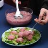 with Round Hole Croquettes Meatball Spoon Mold Non-stick Meat Press Tools  Home Use