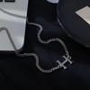Elegant H Letter Necklace: Trendy Women’s Hip Hop-Inspired Cuban Chain Jewelry