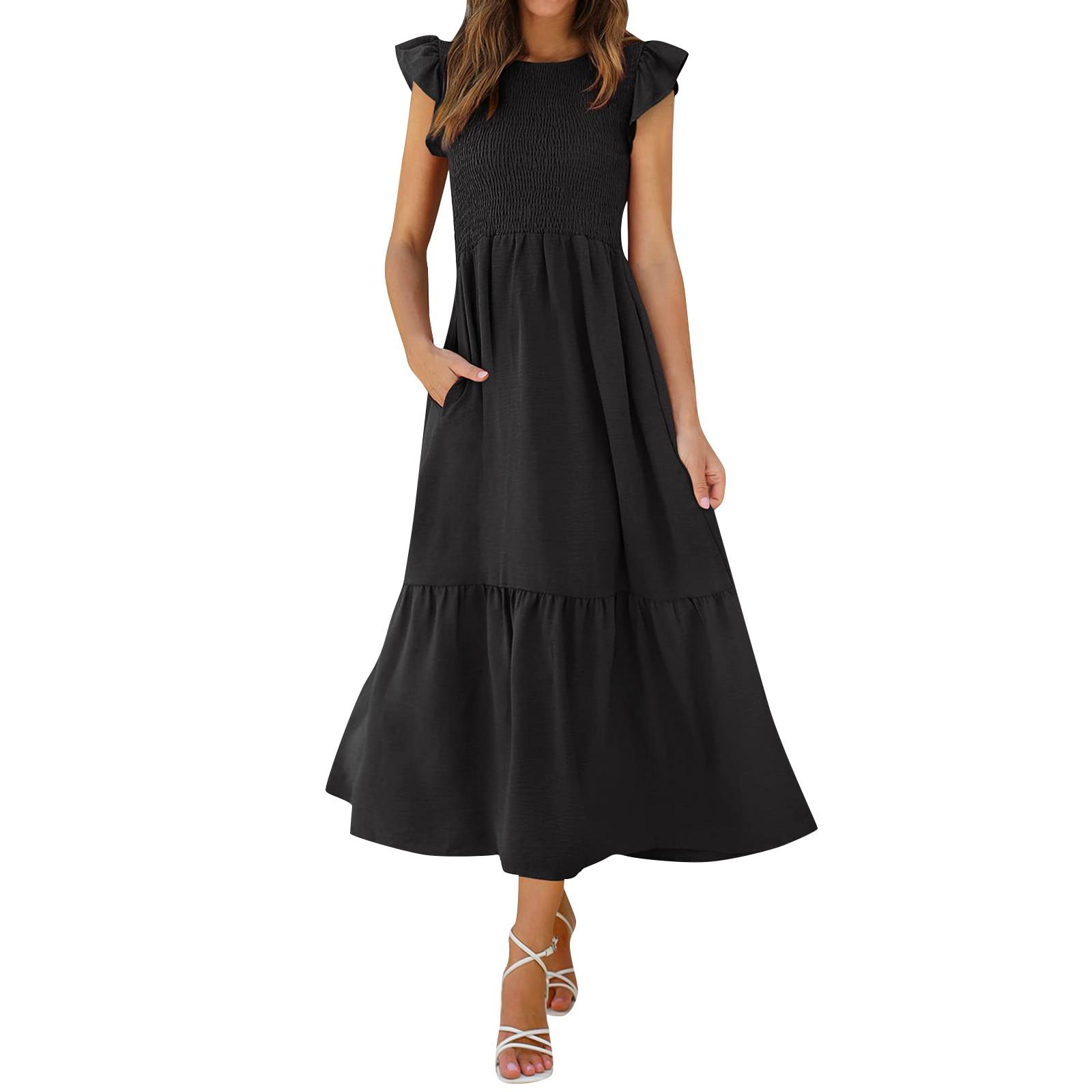 

Женские летние платья Свободные юбки Повседневные платья M