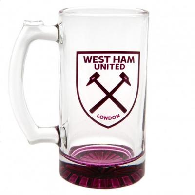Crest Glass Tankard