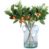 Artificial Fruits Decoration Office Decor Fake Plants Table Decor Nearly Real Plastic Fruit Branch for Desk Decoration Ornaments (Small Cumquat)