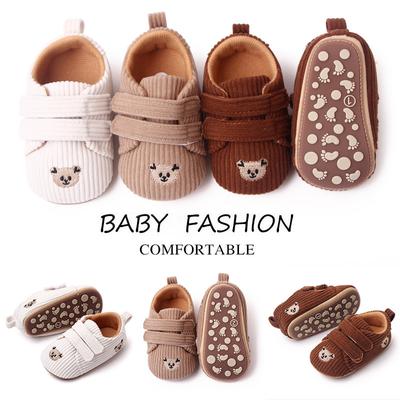1 Pair Non-slip Shoes for Newborn Babies, Infant First Walkers Shoes , for Baby Boys and Girls