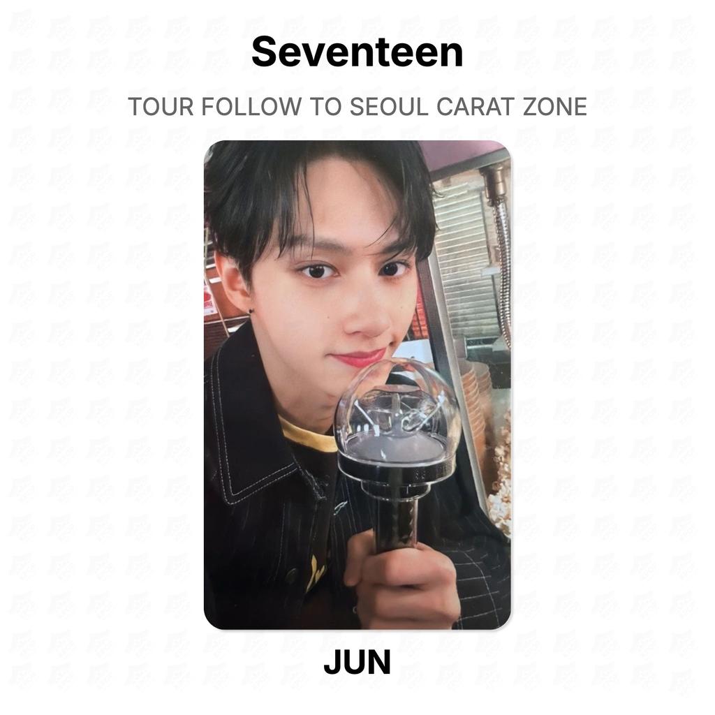 Seventeen TOUR FOLLOW TO SEOUL CARAT ZONE Official Photocard