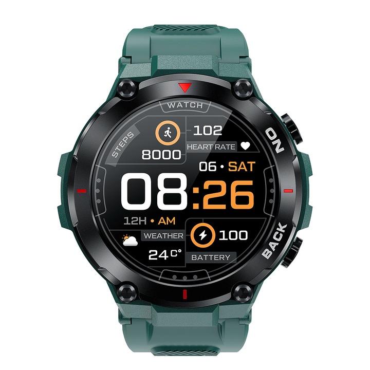 Smartwatch Męski Zegarek Z Funkcja Gps Wodoodporny Polskie Menu 480Mah