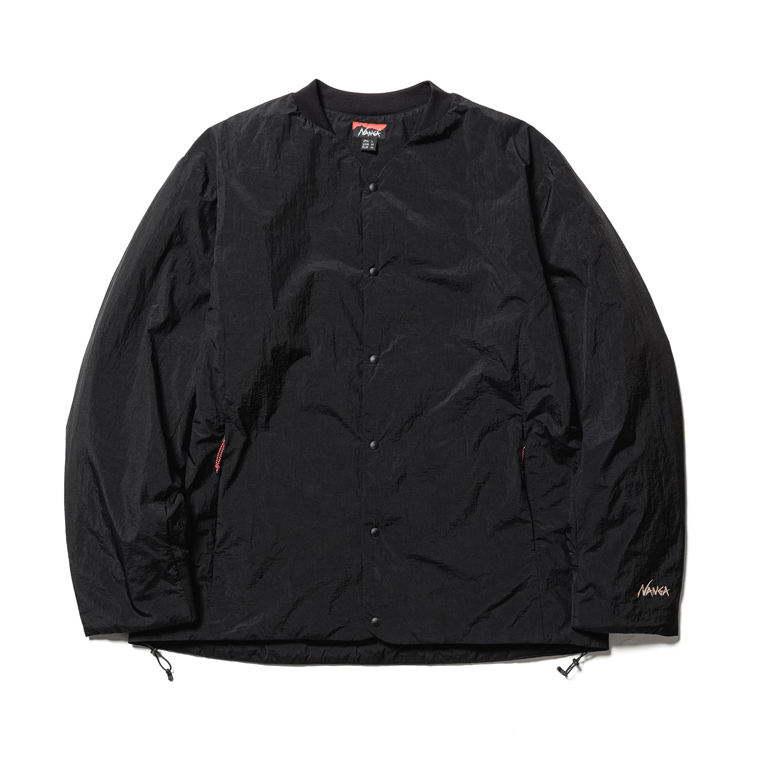 

NANGA Мягкий пуховик и Унисекс Легкая верхняя одежда 2025 Кардиган без воротника, Черный, Мужская Женская куртка, (JP, Алфавит, XL, ЧЕРНЫЙ) чёрный