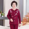 Women's Elderly Thermal Underwear Set - Thickened Autumn Two-Piece