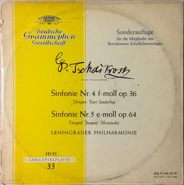 

LP Record PETER TSCHAIKOWSKY LENINGRADER PHI Sinfonie Nr. 4 Fmoll Op. 36 Sinf QQ71146 DEUTSCHE GRAMMO 1962 Germany Classical Used