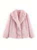 Imitation fur autumn and winter new European and American fashion temperament artificial fur effect jacket artificial fur
