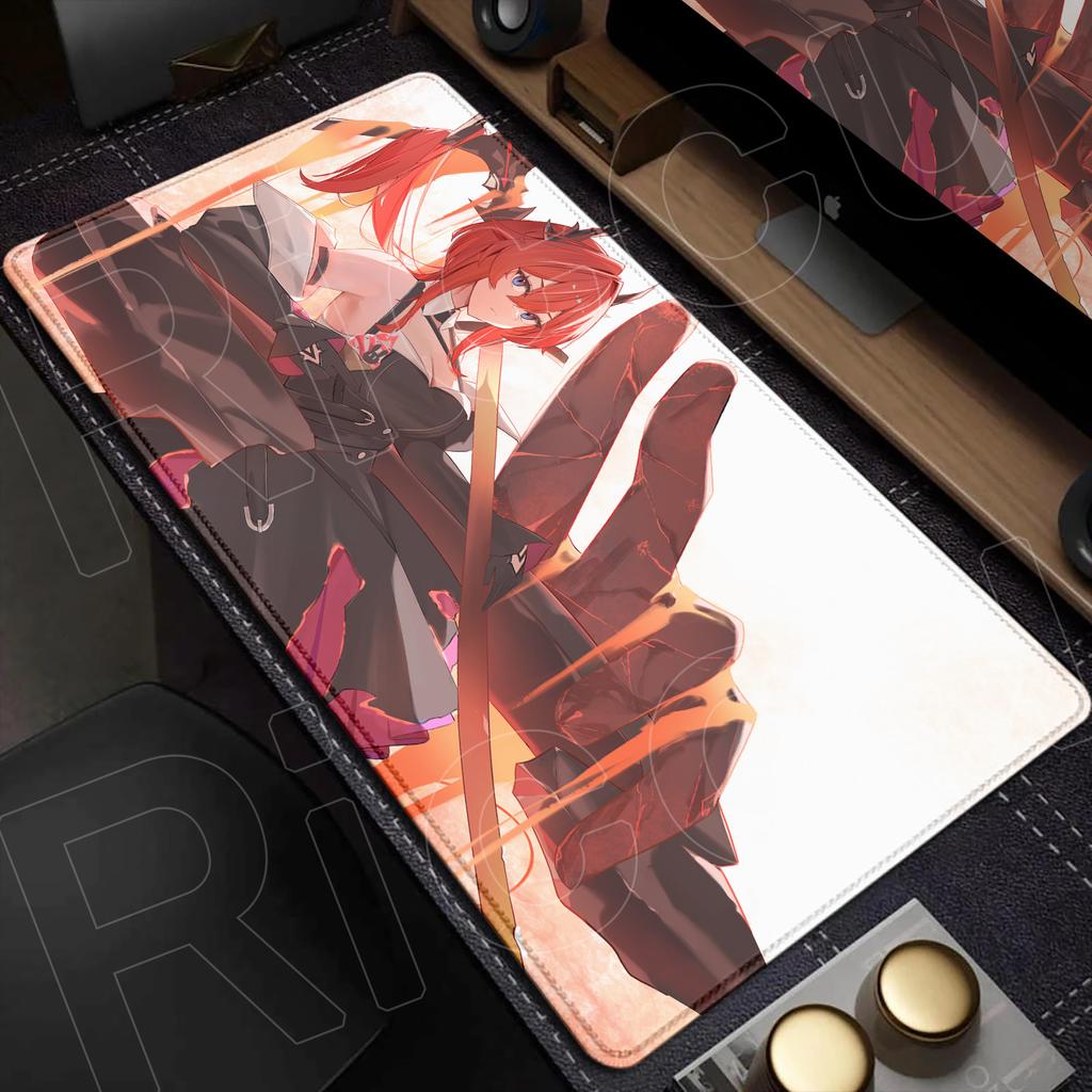 HD Printing Arknights Endfield Mouse Pad Anime Girl Laevatein Mousepad Large Gamer XXL Laptop Rug Gaming PC Accessories Desk Mat
