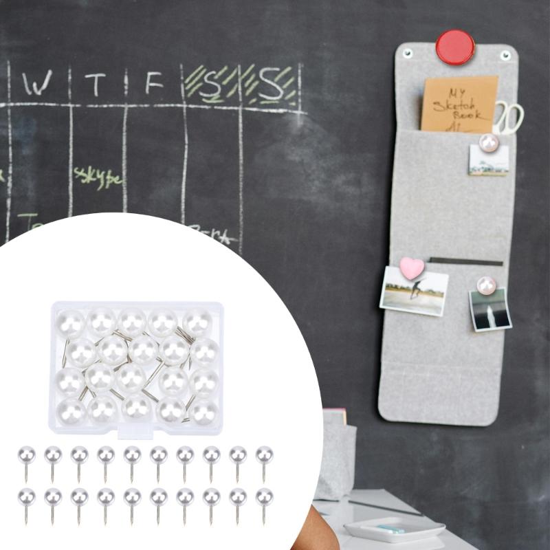 20–380 Stück dekorative Pinnnadeln, Herz-Pinnnadeln, flache Pinnnadeln, Perlenkopf, Kartennadeln, Pinnwand-Nägel für Korktafeln