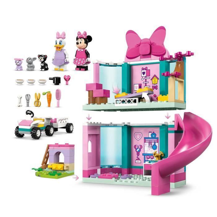 LEGO Disney 43274 L'Hôtel Pour Animaux De Minnie - Jeu De Construction 4 Ans - Cadeau