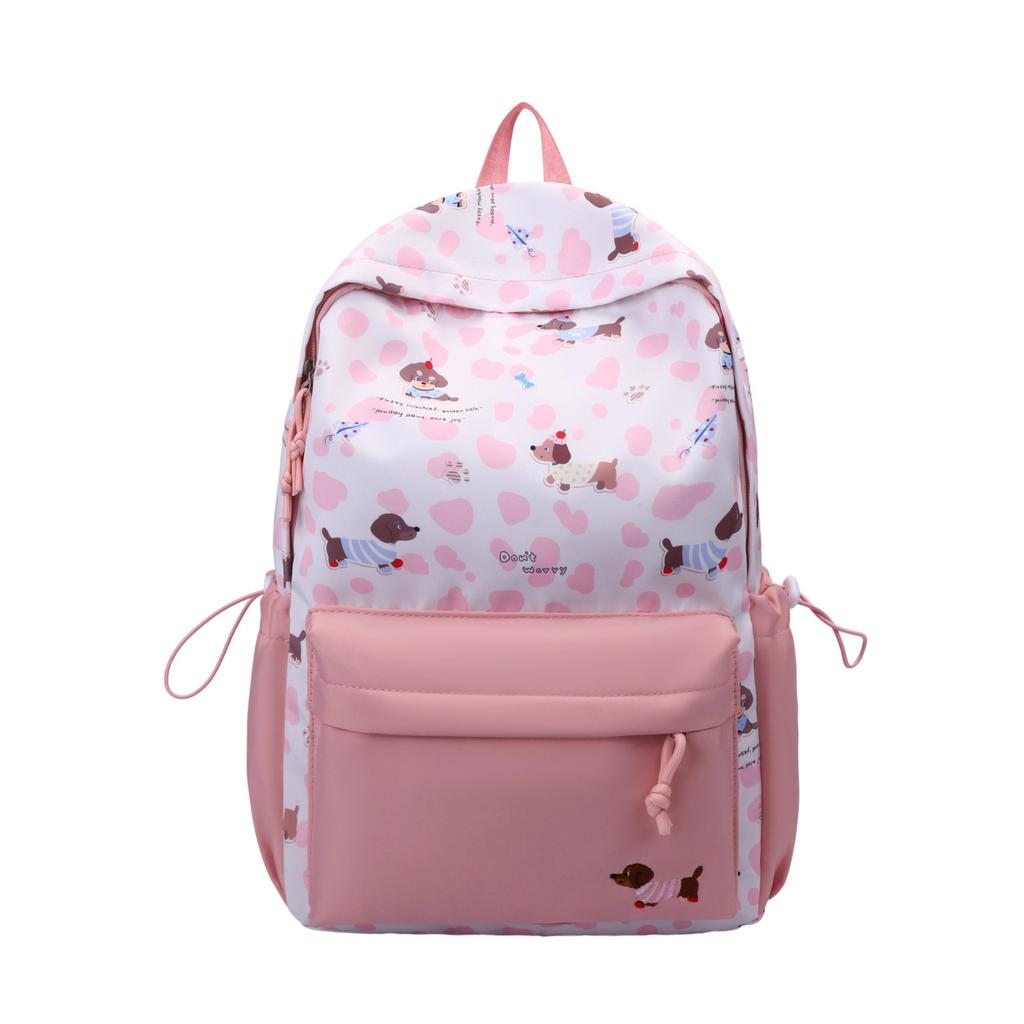 School Bag Korean Style INS Cartoon Cute Backpack for Women, Large Capacity for Elementary and Middle School Students, Casual Fashion Backpack