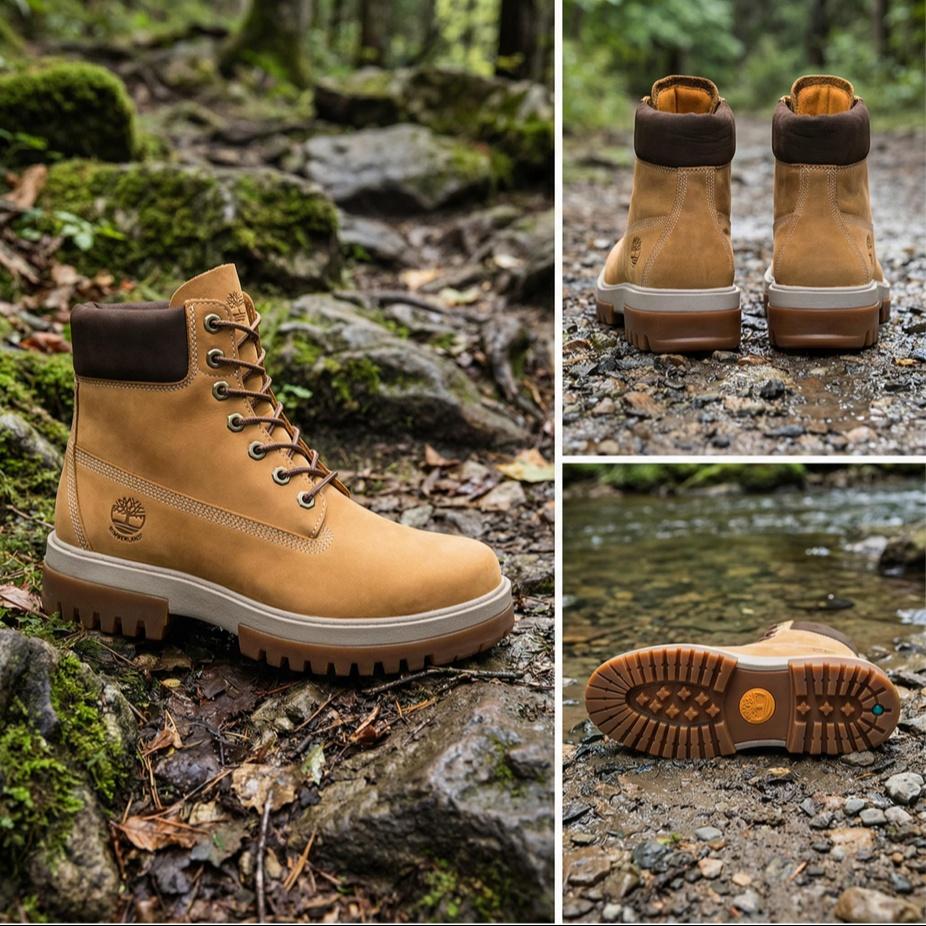 Timberland Arbor Road 6 Inch Waterproof Boot 'Wheat Full Grain' Men's A5YKD