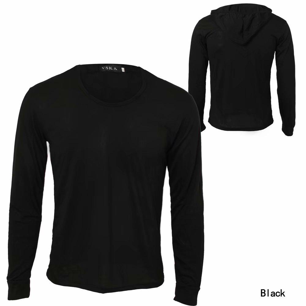YUNY Men Pocket Zip Lounge Splice Hoodie Long Sleeve Sweatshirts Jacket Pattern1 L