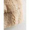 Giubbotti bomber in pile per donna autunno inverno caldo in lana peluche cappotti con collo alto manica lunga con tasche nuovi capispalla