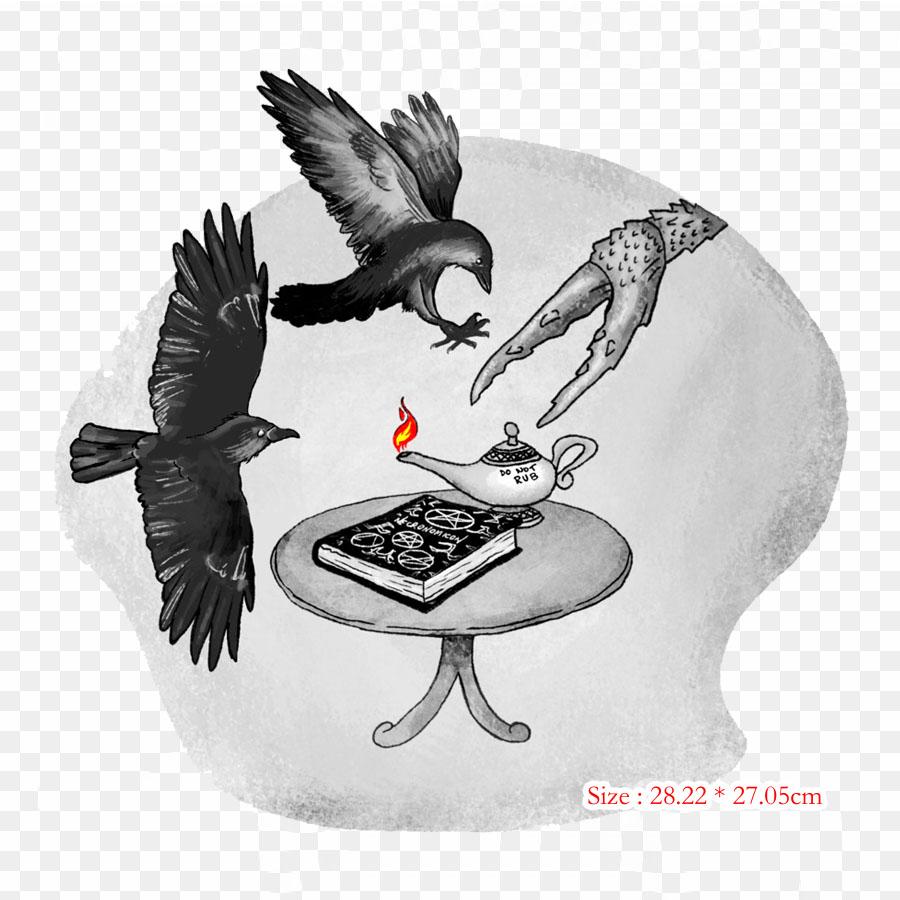 Beak Art Iron on Heat Transfer Printing Vinyl Patches Sticker for Clothes DIY Appliques Washable Patches