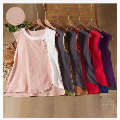 Women's Vest Fashion Casual T-shirt Tops Back Hollow Design Vest Sleeveless T-shirt Outer Wear Inner Wear Bottoming Sling