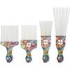 Steel Needle Fork Hair Styling Comb Set
