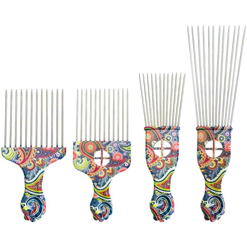 Steel Needle Fork Hair Styling Comb Set