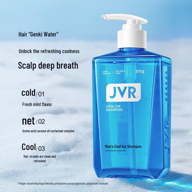 JVR Herren Cool Ice Erfrischendes Shampoo