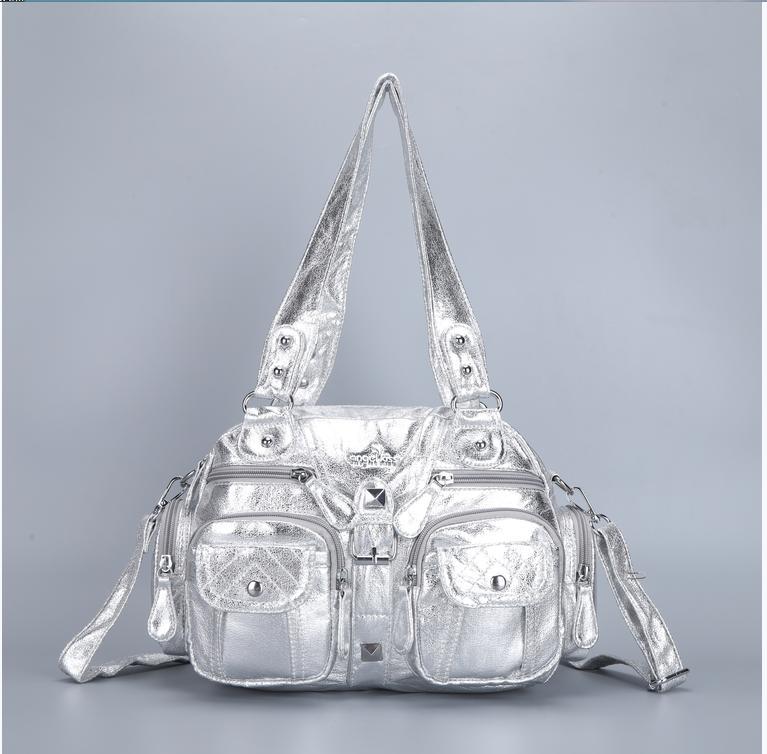 Women PU Shoulder Handbags Satchel Top-handle Dumpling Pack Crossbody Bags Phone Money Pack Schoudertassen Dames Groot