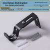 Adjustable Metal Curtain Rod Bracket - Length & Width Adjustable Hook Base