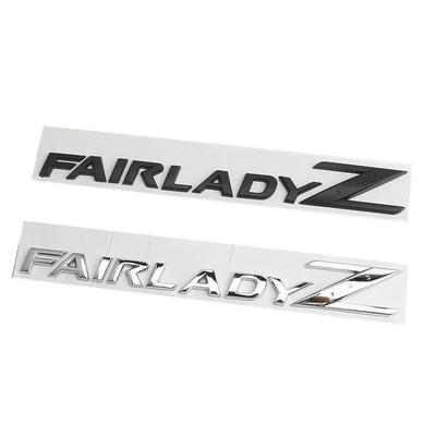 1Pc 3D Letters Fairlady Z Logo Rear Boot Trunk Emblem Badge for 350Z 370Z Z33 GTR Side Fender Car Sticker Decals