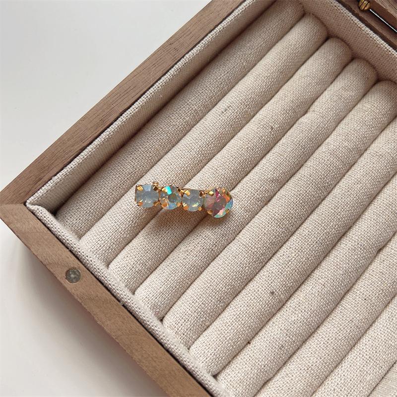 

Сверкающие хрустальные заколки для заплетенных волос в виде сердечка, заколка-уточка, заколка-бабочка для заплетенных волос со стразами для женщин