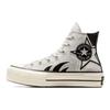 Chuck Taylor All Star Lift Platform Moto Зручні Універсальні Амортизаційні Високі Кеди Жіночі кросівки Білі Чорні A08005C