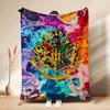 Harry Potter Magical World Printed Flannel Blanket Soft Warm Fleece Blanket For Living Room Office Nap Home Decor Great Holiday Gift