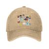 Cappellino in Denim Lavato con Teste di Steven Universe Cappellini da Baseball Casual Cappello Regolabile Estivo Unisex Cappellini da Baseball