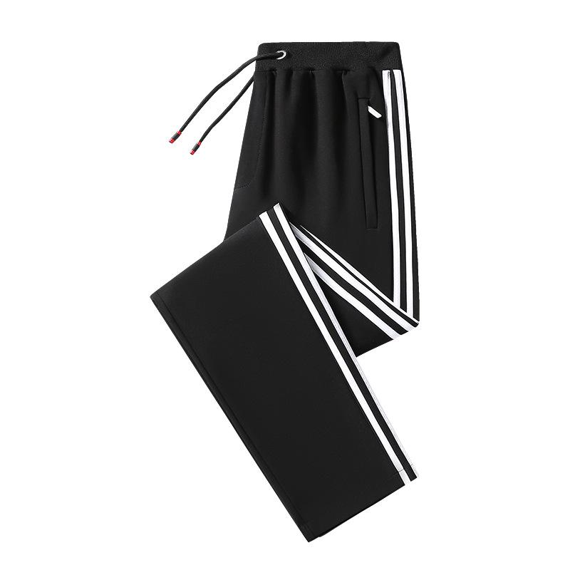 

Мужские спортивные брюки из тенсела: Свободные прямые брюки, больших размеров, для молодежи и среднего возраста, весенне-осенний стиль XL