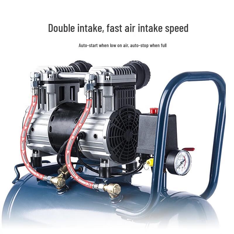 Dongcheng Oil-Free Air Compressor CN plug (adapter included)