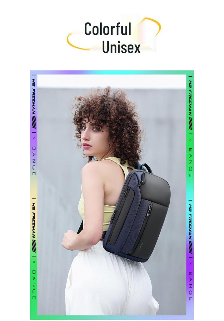 BANGE Borsa a Tracolla da Uomo alla Moda