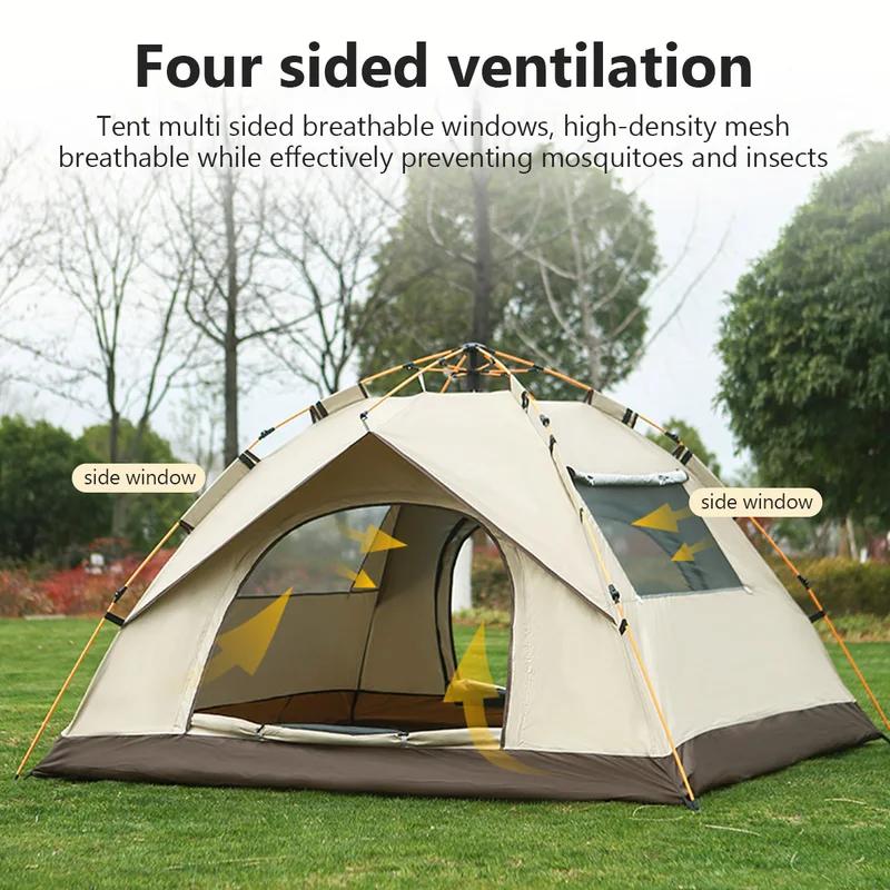 Hot Outdoor Camping Tent Automatic Quick-Opening Tent Beach Camping Folding Tent, Small and Easy to Carry.