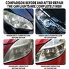Car Headlight Repair Fluid: Restores Yellowed, Foggy, Scratched Covers with Crystal Plating Spray.