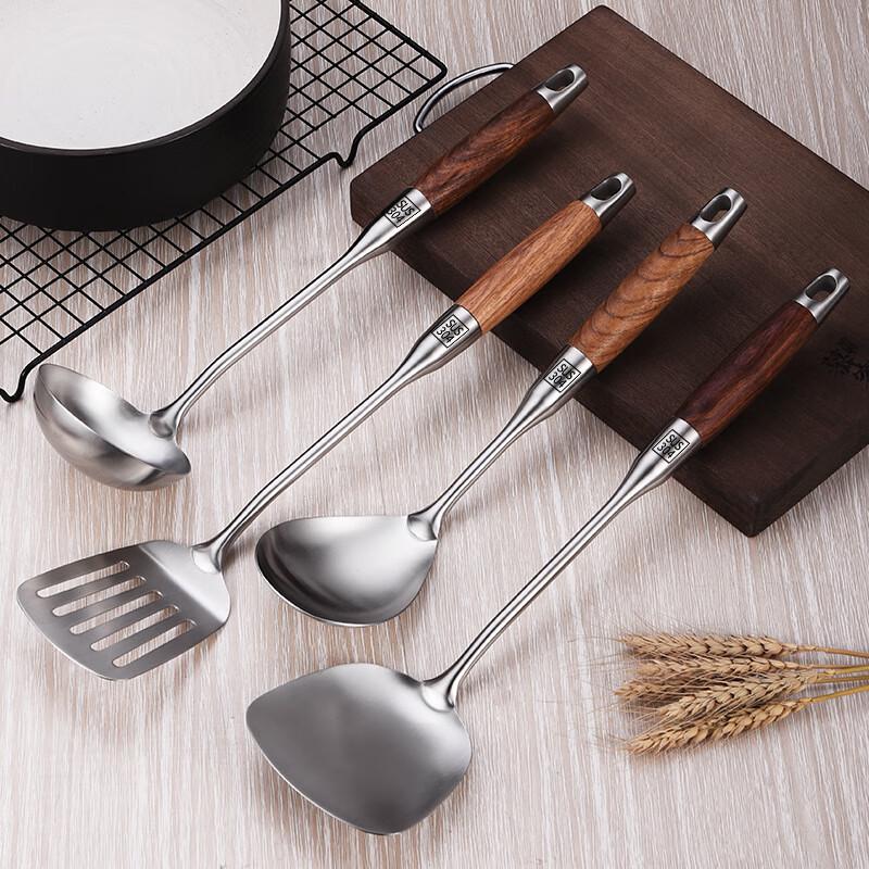 DaXinYuanLin 304 Stainless Steel Pearwood Handle Soup Ladle