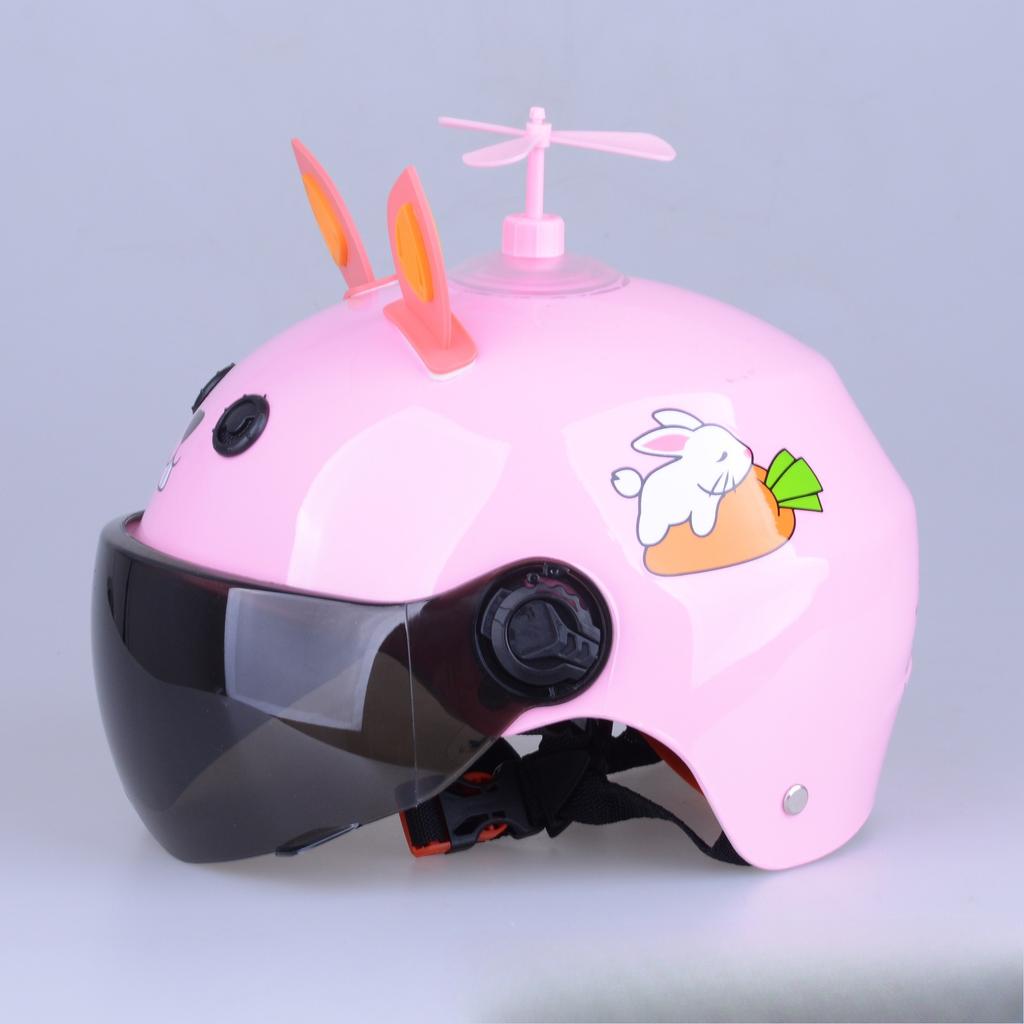 Children's Half Helmet Electric Vehicle Anti-fog Helmet Summer Full Helmet Boys and Girls Elementary School Helmet