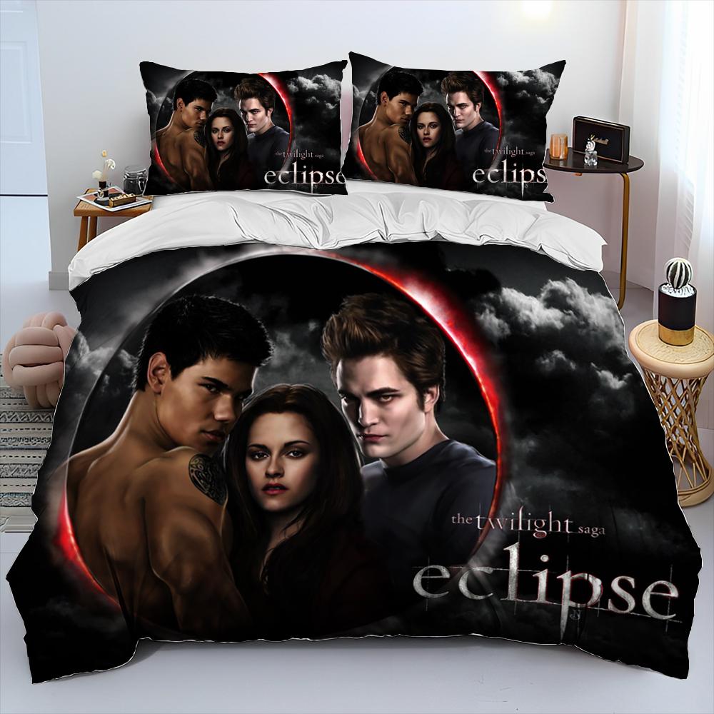 Comforter 3D The Twilight Saga Hd Printed Comforter Bedding Set Bed Set King Queen Size Bedding Set Kid