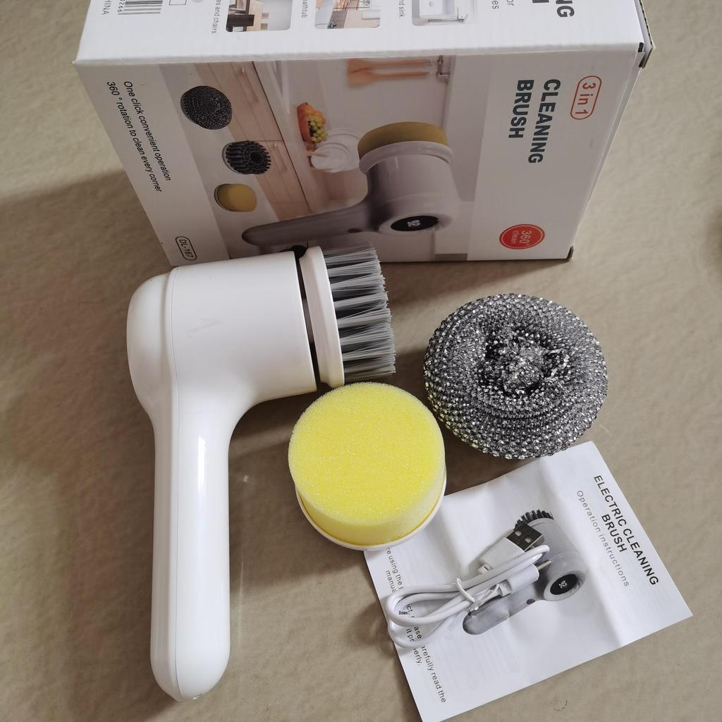 Wireless Multifunctional Electric Shoe and Cleaning Brush for Household Use