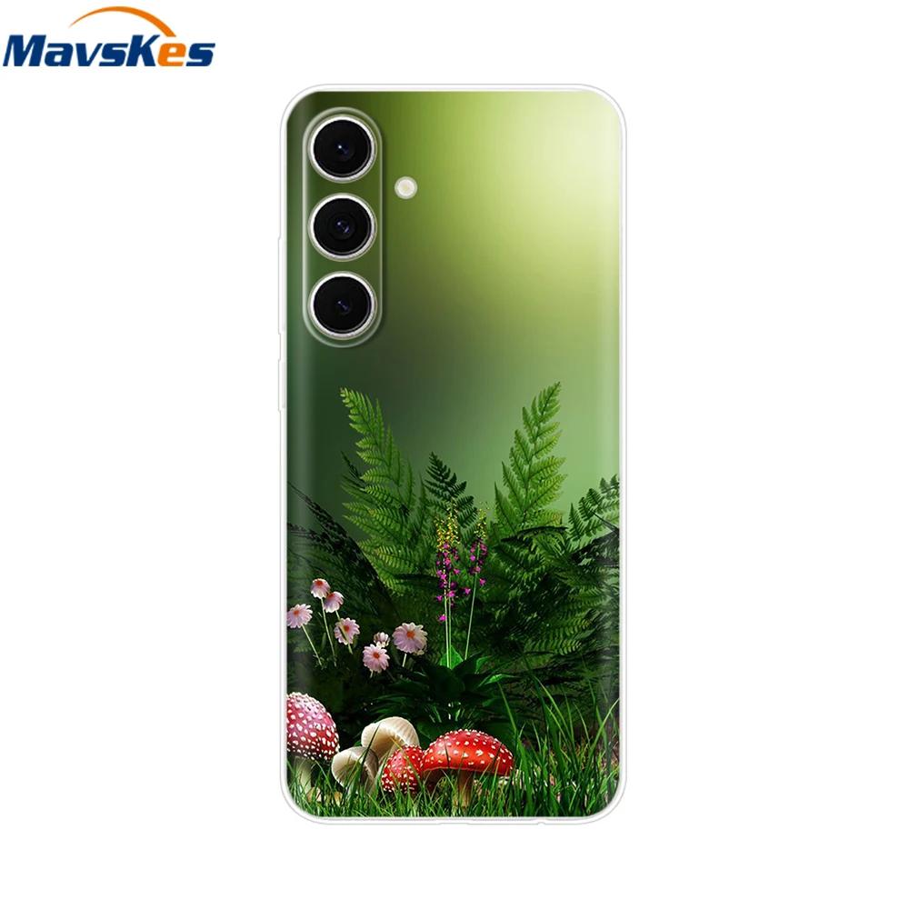 Soft Clear TPU Case For Samsung S24 FE Case Silicon Bumper Shockproof Back Cover For Samsung Galaxy S24 FE Ultra Plus S24FE S24+