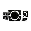 For Mazda CX-50  2024 Central Control Gear Button Film for Interior Protection Car Sticker Modification