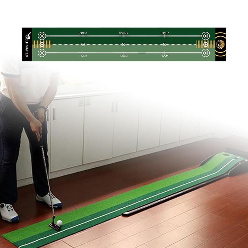 Golf Putting Mat Practical Golf Practice Mat for Park Office Indoor Outdoor
