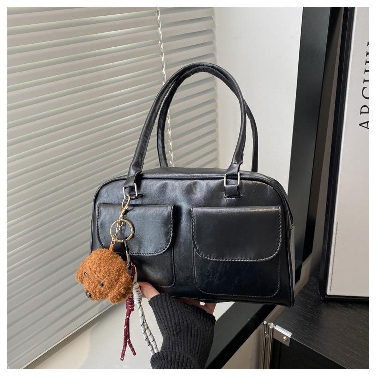 Meillard 2024 Retro Korean Tote: Women's Large Capacity Commuter Handbag