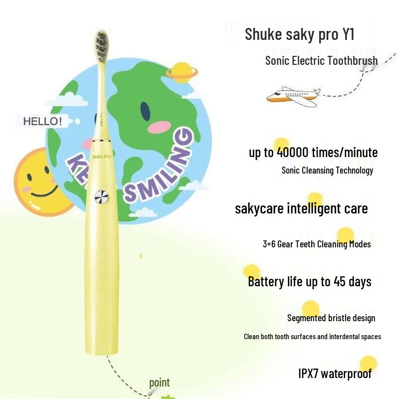 Saky Pro Y1 Sonic Electric Toothbrush