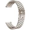 22mm 20mm Stainless Steel Strap for Samsung Galaxy Watch 3 45mm Band Gear S3 Active 2 for Huawei Watch Bracelet For Amazfit Belt